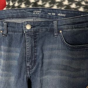 Women’s Crown and Ivy jeans size 16